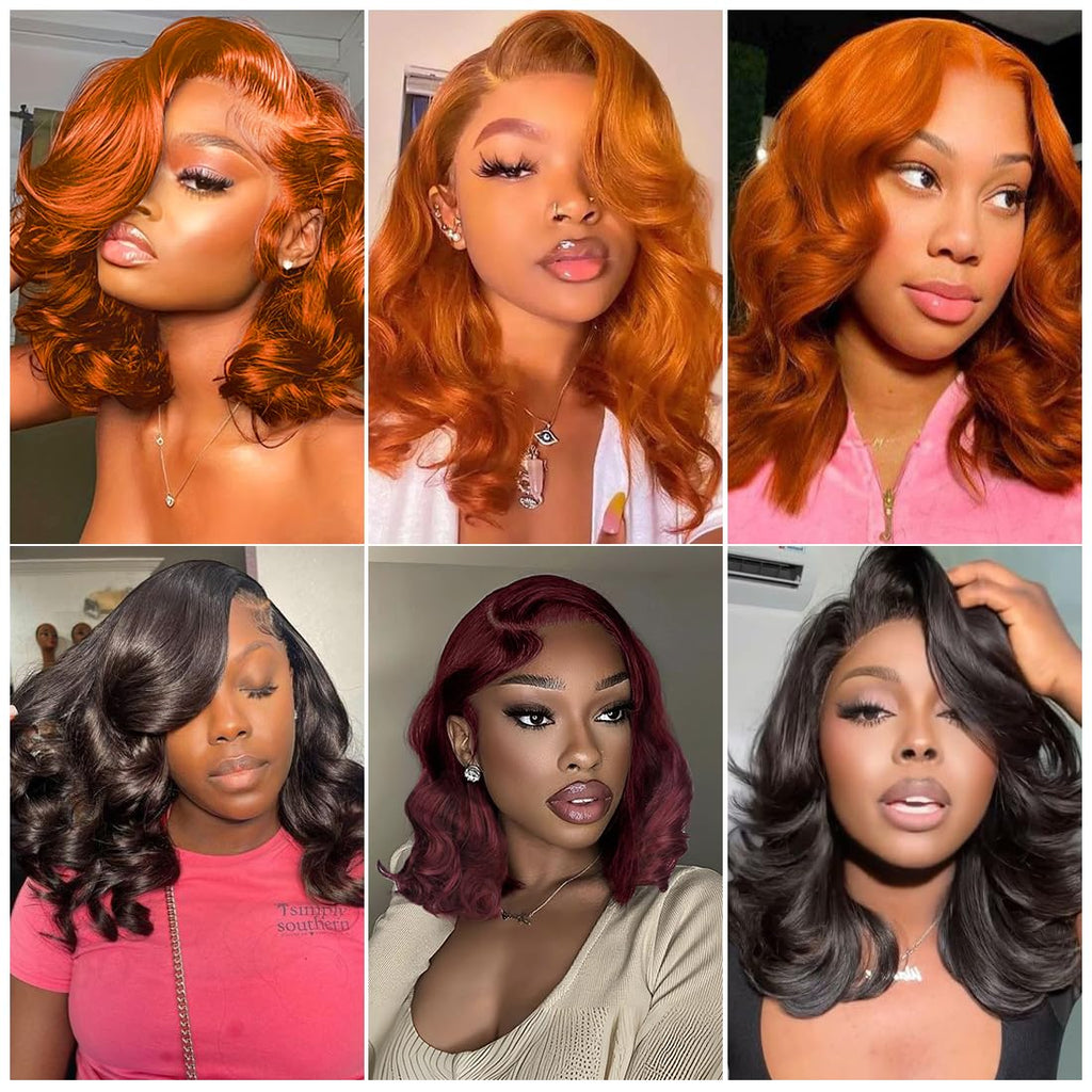 13x4 Body Wave Lace Front Wigs Human Hair Pre Plucked HD Transparent Lace Frontal Wig with Baby Hair 180% Density 9A Glueless Brazilian Virgin Human Hair Lace Front Wigs for Women Natural Black 22Inch