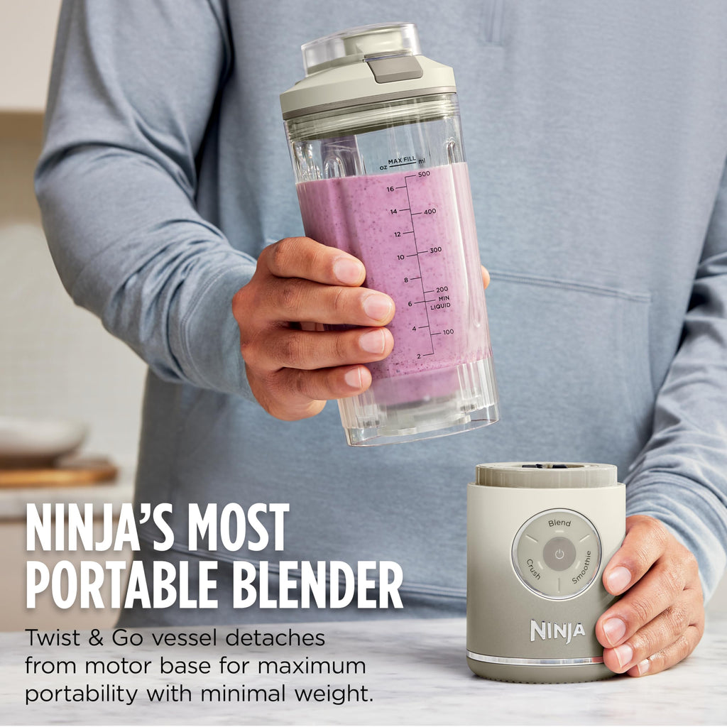 Ninja Blast Max Portable Blender, Twist & Go, 22oz, Navy, BC251NV