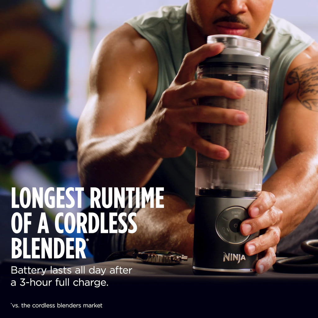Ninja Blast Max Portable Blender, Twist & Go, 22oz, Navy, BC251NV