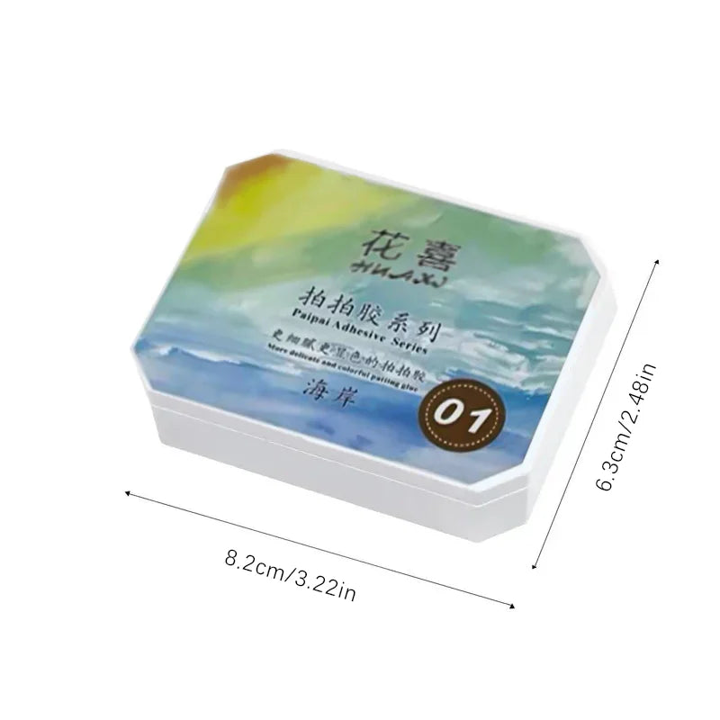 9-Color Pat Glue, Vivid Nail Colors, Gradient Nail Decoration Charm, Creative Nail Design, Hot Selling Trend