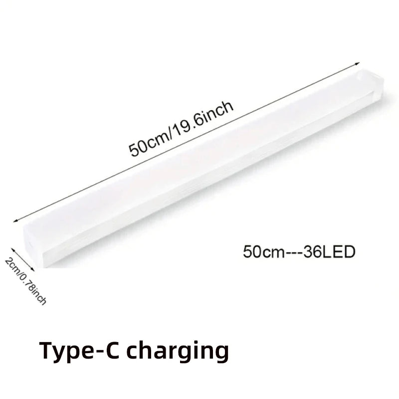 Motion Sensor Lamp Night Light Wireless LED USB Type C Rechargeable Lamp for Kitchen Cabinet Bedroom Wardrobe Staircase Lighting